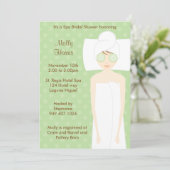 Invitation de partie de Bachelorette de spa (Debout devant)