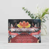 Invitation de partie de Bachelorette de tapis (Debout devant)