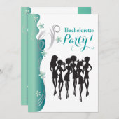 Invitation de partie de Bachelorette - jade (Devant / Derrière)
