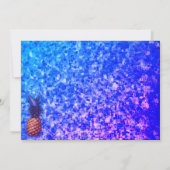 Invitation de partie de Bachelorette - piscine/été (Dos)