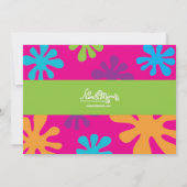 Invitation de partie de ballon d'eau (Dos)