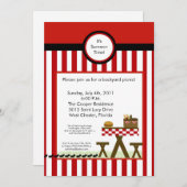 invitation de partie de barbecue d'été du (Devant / Derrière)