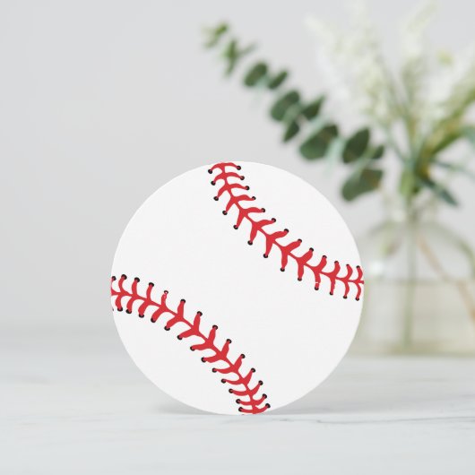 Invitation de partie de base-ball de thème de (Debout devant)