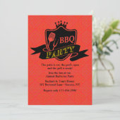 Invitation de partie de BBQ (Debout devant)