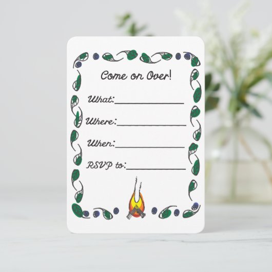 Invitation de partie de bloc (Debout devant)