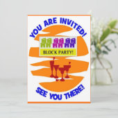 INVITATION DE PARTIE DE BLOC (Debout devant)