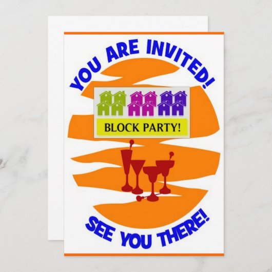 INVITATION DE PARTIE DE BLOC (Devant / Derrière)