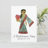 Invitation de partie de Bollywood Bachelorette (Debout devant)