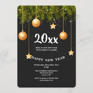 Invitation de partie de bonne année