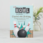 Invitation de partie de bowling (Debout devant)