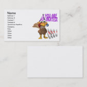 Invitation de partie de bowling (Devant / Derrière)