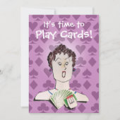 Invitation de partie de carte (Devant)