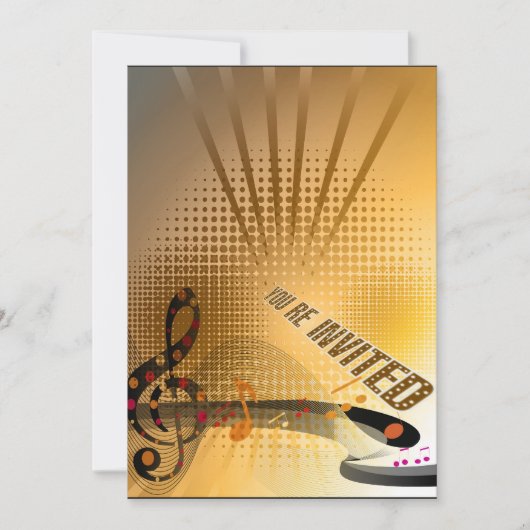 Invitation de partie de célébration (Devant)