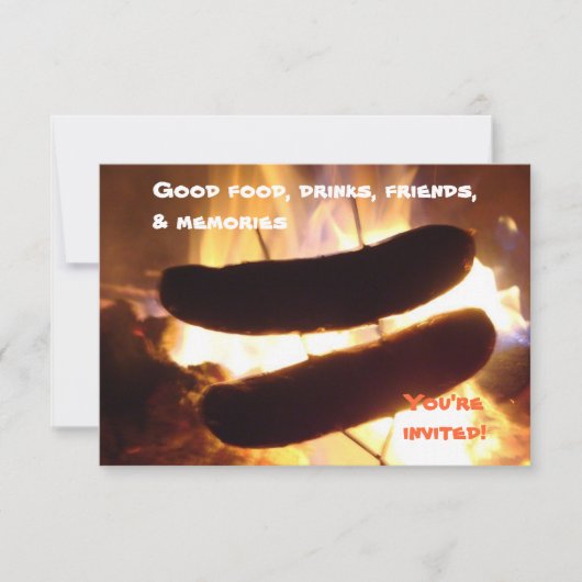 Invitation de partie de célébration d'été (Devant)