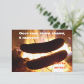 Invitation de partie de célébration d'été (Debout devant)