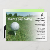 Invitation de partie de charité de sortie de golf (Devant / Derrière)