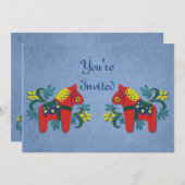 Invitation de partie de cheval de Dala (Devant / Derrière)