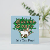 Invitation de partie de chèvre traditionnel : (Debout devant)