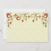 Invitation de partie de Chrismas d'échange (Dos)