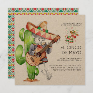 Invitation de partie de Cinco De Mayo