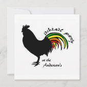 Invitation de partie de cocktail (Devant)