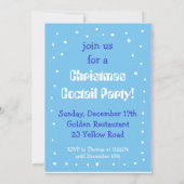 Invitation de partie de Coctail de Noël (Dos)