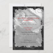 Invitation de partie de costume de boule (Dos)