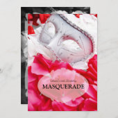 Invitation de partie de costume de boule (Devant / Derrière)