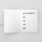 Invitation de partie de costume de Halloween de (Intérieur)