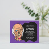 Invitation de partie de costume de zombi de (Debout devant)