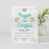 Invitation de partie de couche-culotte de Huggies (Debout devant)