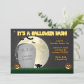 Invitation de partie de coup de Halloween (Debout devant)