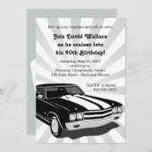 Invitation de partie de Cruisin (Devant / Derrière)