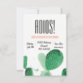 Invitation de partie de départ (Devant)