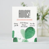 Invitation de partie de départ (Debout devant)