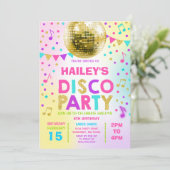 Invitation de partie de disco de lueur (Debout devant)