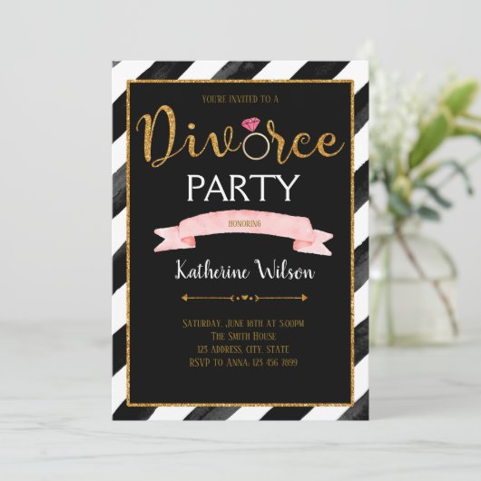 Invitation de partie de divorce (Debout devant)