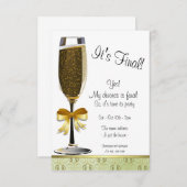 Invitation de partie de divorce de cannelure de (Devant / Derrière)