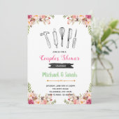 invitation de partie de douche d'outil et (Debout devant)