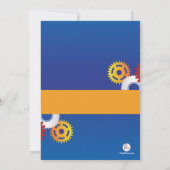 Invitation de partie de Fête du travail (Dos)