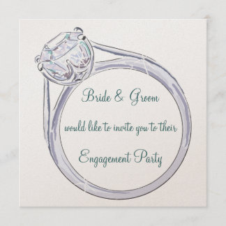 Invitation de partie de fiançailles