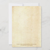 Invitation de partie de fiançailles de BBQ (Dos)