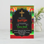 Invitation de partie de fiesta de baptême (Debout devant)