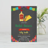 Invitation de partie de fiesta de tequila de taco (Debout devant)