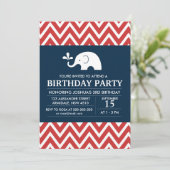 Invitation de partie de garçon d'anniversaire de (Debout devant)