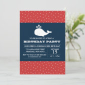 Invitation de partie de garçon d'anniversaire de (Debout devant)