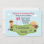 Invitation de partie de golf miniature (Devant)