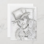 Invitation de partie de grippe-sou d'Ebenezer (Devant / Derrière)