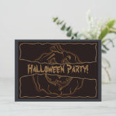 Invitation de partie de Halloween (Debout devant)