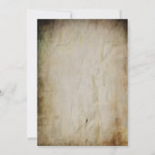 Invitation de partie de Halloween de bouteille de (Dos)